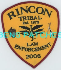 CALIFORNIA,RINCON TRIBAL LAW ENFORCEMENT 1